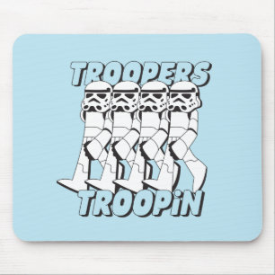 Troopers Troopin Cartoon Graphic Mouse Pad