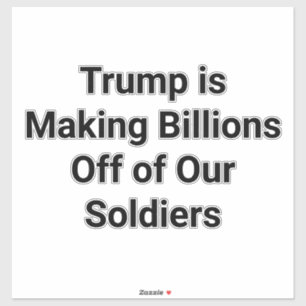 Troops Make Trump Billions Hankamer Artjunkhaus 