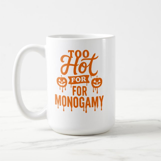 Trop chaud pour la Mug d'Halloween monogame (Gauche)