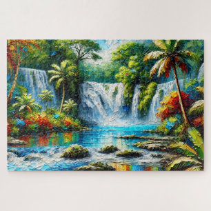 TROP[CHUTES ICALES JIGSAW PUZZLE - PAYSAGE SERIE