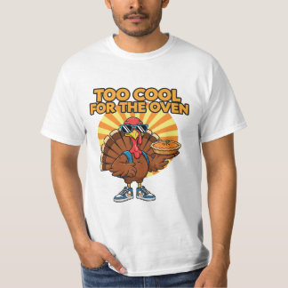 Trop Cool pour le T-Shirt de Thanksgiving de la Po