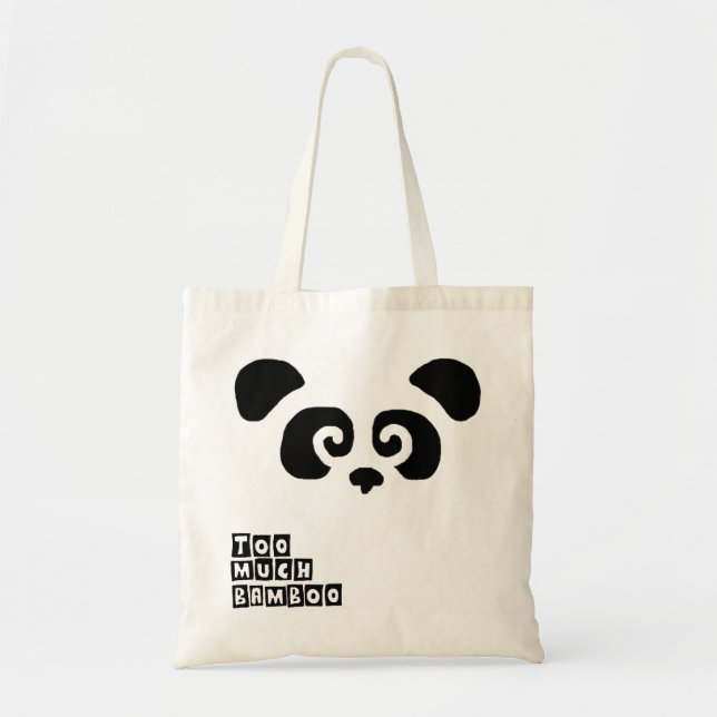Trop de bambou ! Sac de panda (Devant)