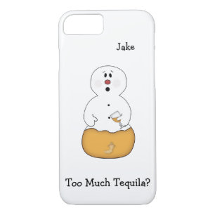 Trop de Tequila Snowman iPhone 7 Coque
