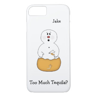 Trop de Tequila Snowman iPhone 7 Coque