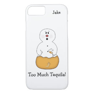 Trop de Tequila Snowman iPhone 7 Coque