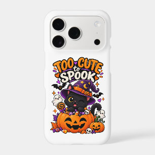 Trop mignon pour effrayer Halloween Chat noir iPho
