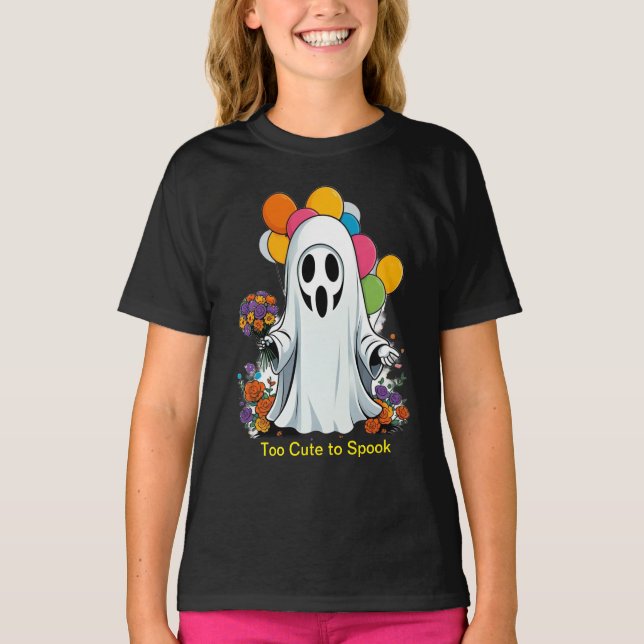 Trop mignon pour parler Fantôme conception T-shirt (Devant)