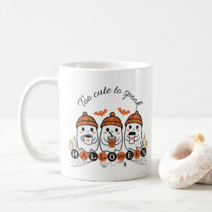 Trop mignon pour parler Mug des fantômes d'Hallowe