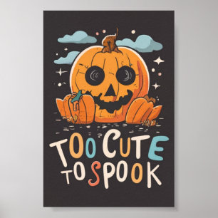 Trop mignon pour parler : Une affiche d'Halloween