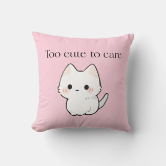 Trop Mignon pour se Soucier Coussin – Coussin Mign