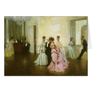 Trop tôt par James Tissot, art victorien Vintage