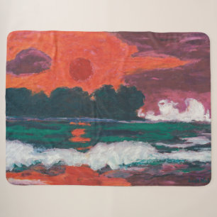 Tropensonne Emil Nolde Sherpa Blanket