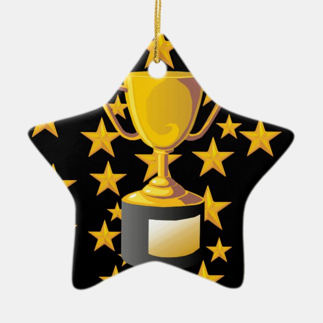 TROPHIES CERAMIC ORNAMENT (Front)