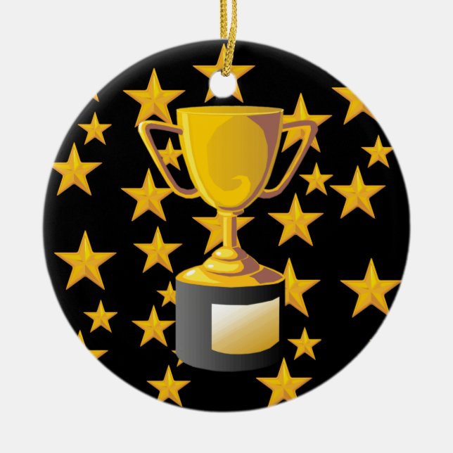 TROPHIES CERAMIC ORNAMENT (Front)