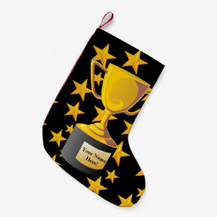 TROPHIES SMALL CHRISTMAS STOCKING