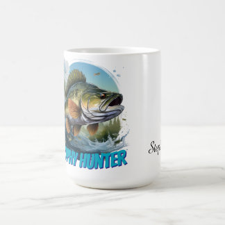 Trophy Bass Hunter Customizable  Coffee Mug