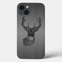 Trophy Buck Deer - Brushed Gun Metal Case-Mate iPh