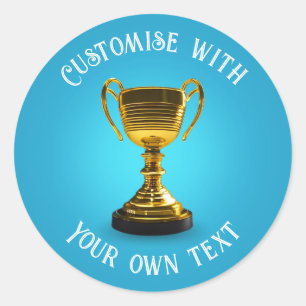 Trophy Classic Round Sticker