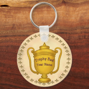 Trophy Dad Keychain