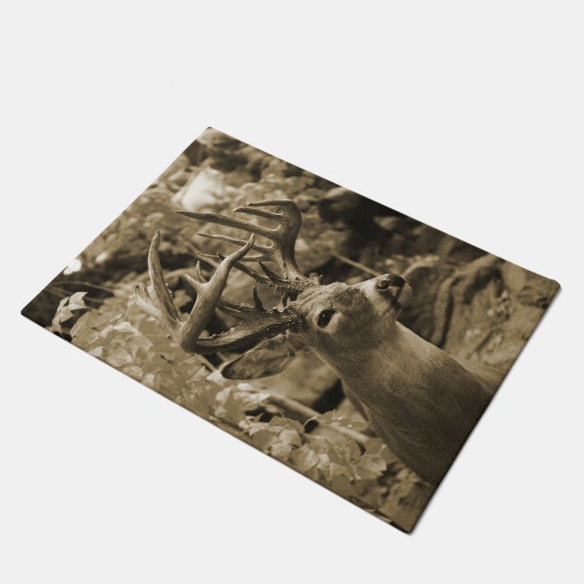 Trophy Deer Doormat (Angled)