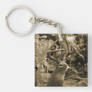 Trophy Deer Keychain