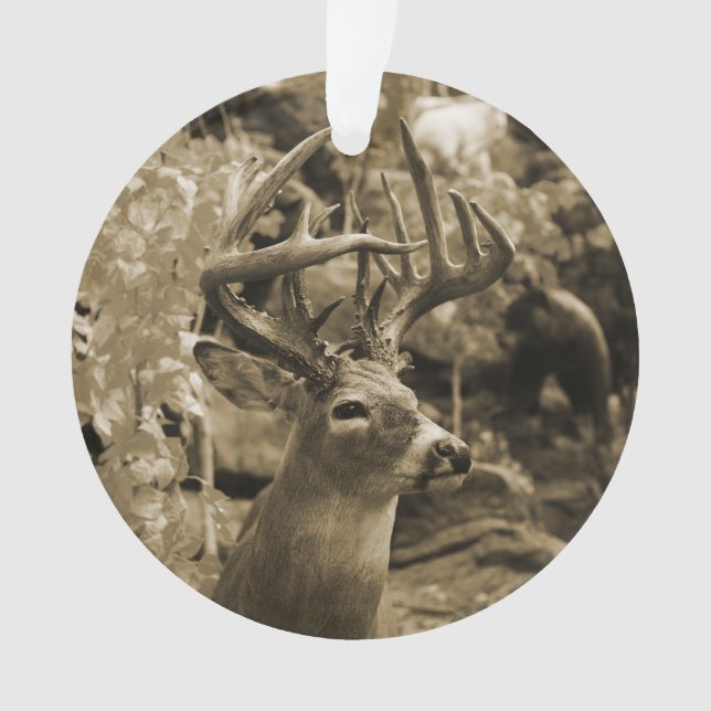Trophy Deer Ornament (Front)