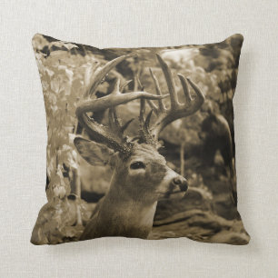 Trophy Deer Throw Pillow