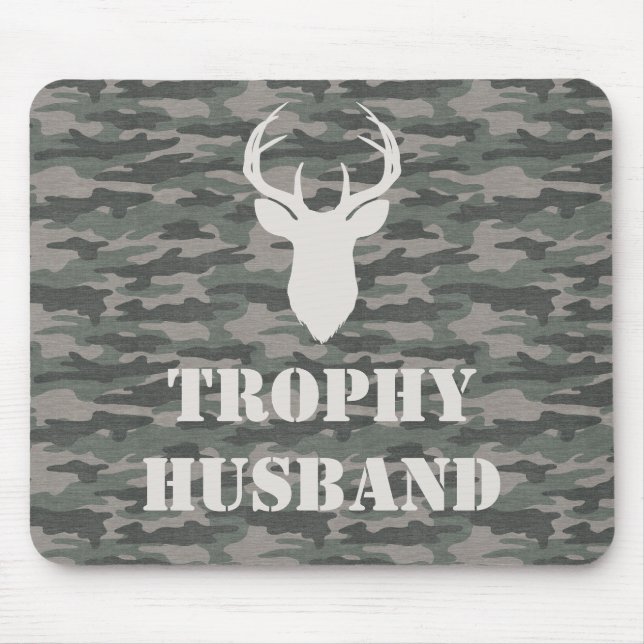 Trophy Husband Funny Men's Gift Mouse Pad (Front)