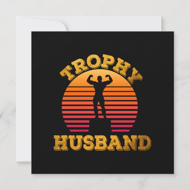 Trophy Husband Invitation (Front)