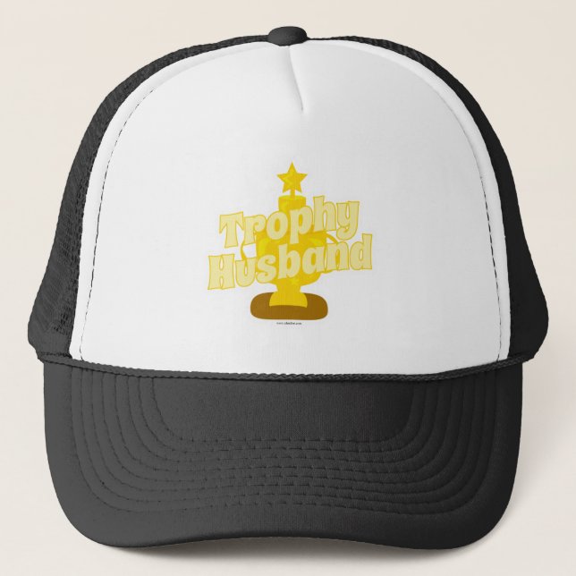 Trophy Husband Trucker Hat (Front)