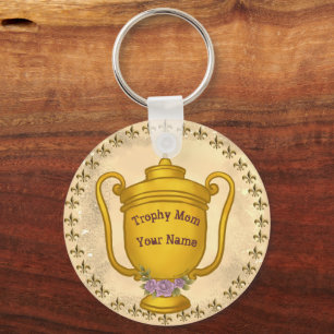 Trophy Mom  Keychain