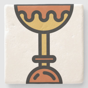 trophy stone coaster