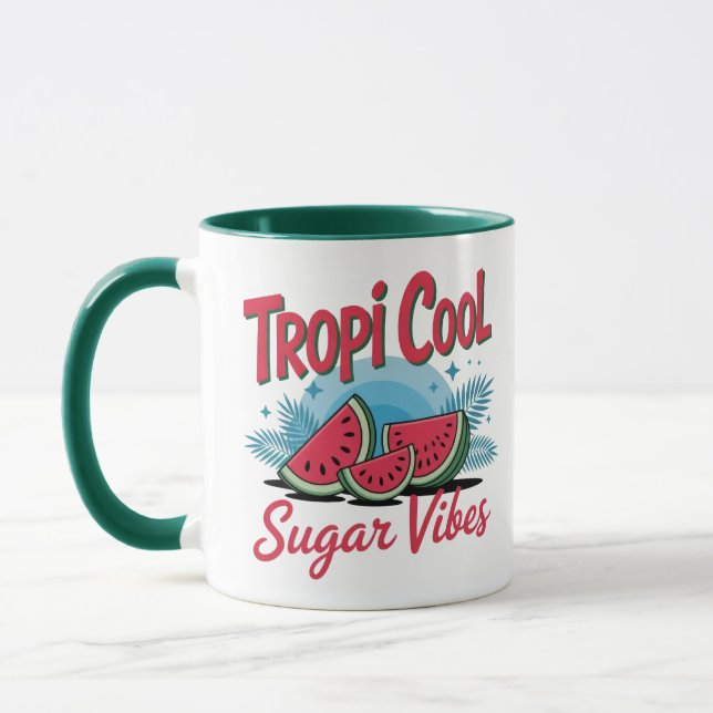 Tropi Cool Sugar Vibes  Mug (Left)