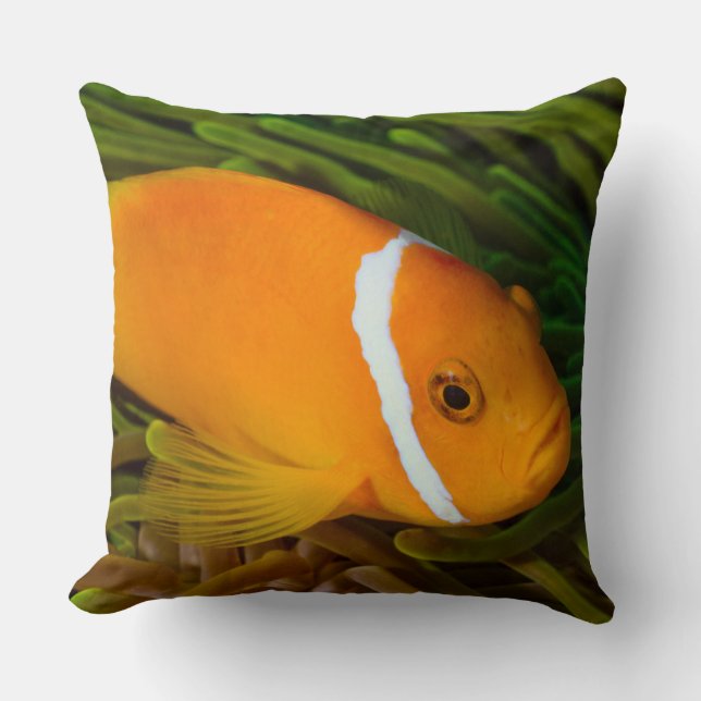 Tropic Fish Throw Pillow (Front)