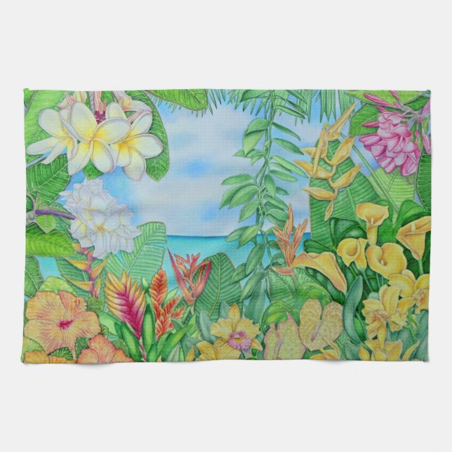 Tropic Gold Kitchen Towel (Horizontal)