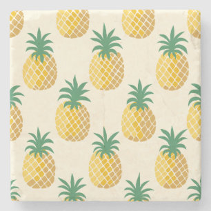 Tropic Gold Yellow Green Stone Coaster