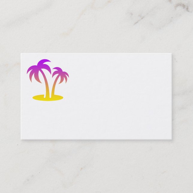 Tropic Island Business Cards (Front)