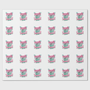 Tropic Like It’s Hot: Christmas Edition Wrapping Paper