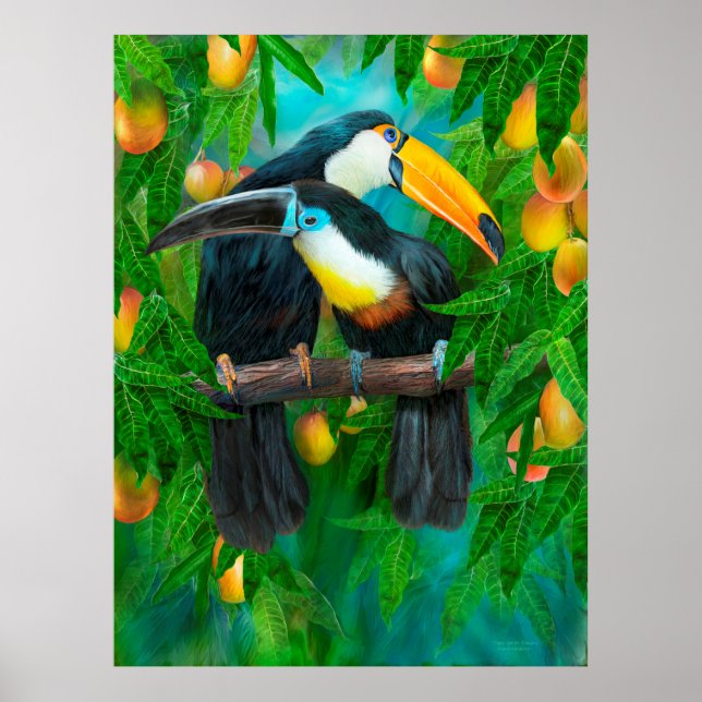 Tropic Spirits - Toucans Fine Art Poster/Print Poster (Front)