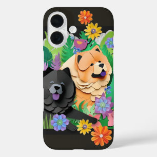 TROPIC TANGO red black chow  iPhone 16 Case