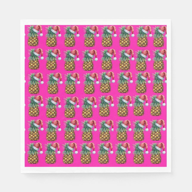 Tropica - Pink  Napkin (Front)