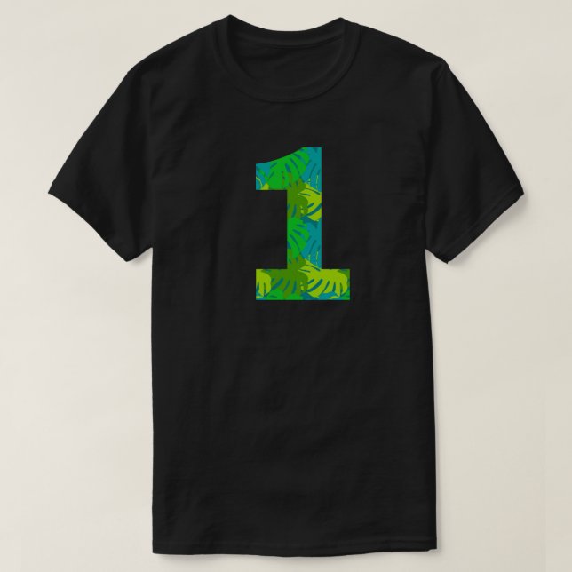 Tropical 1 T-Shirt Hommes/Femmes (Design devant)