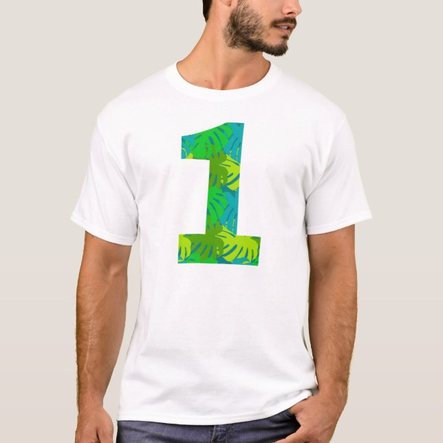 Tropical 1 T-Shirt Hommes/Femmes (Devant)