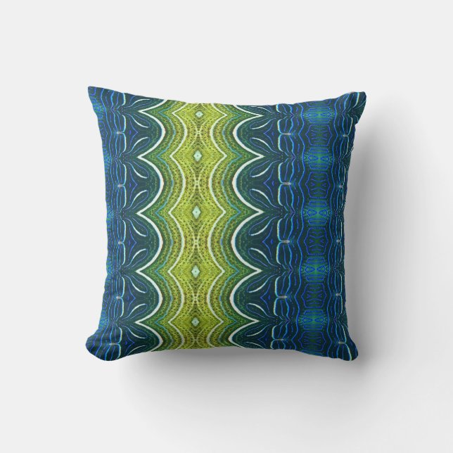 tropical 4 throw pillow (Front)