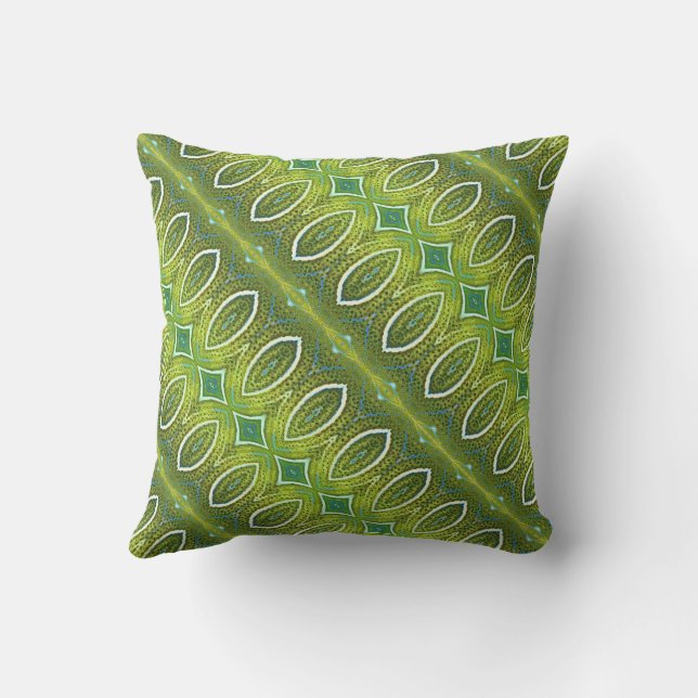 tropical 6 throw pillow (Back)
