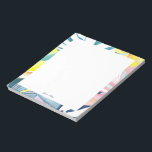 Tropical Abstract Art Personalized Stationery Notepad<br><div class="desc">This personalized notepad design features a beautiful hand-painted watercolor botanical art. Customize the text with your name and use it for any occasion or business. More matching products are available at my shop ByEunMee.</div>