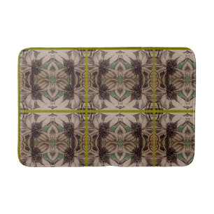 Tropical Abstract Bath Mat