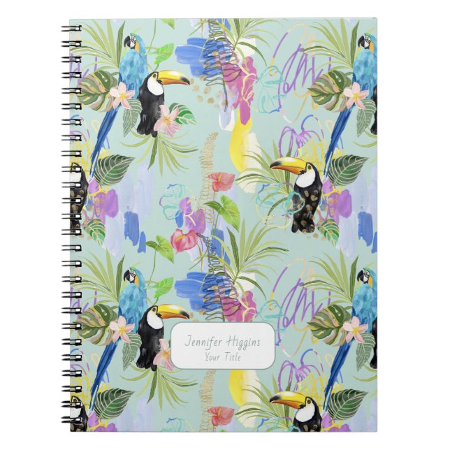 Tropical Abstractions  Notebook (Front)