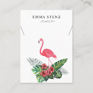 Tropical Accent Necklace Jewellery Display Card