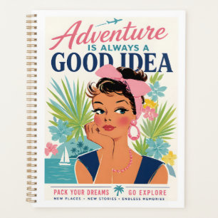 Tropical Adventure Travel Poster Planner